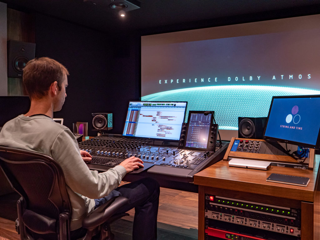 Dolby Atmos Avid S6 String and Tins Focusrite Pro Audio Post Production Sound Design